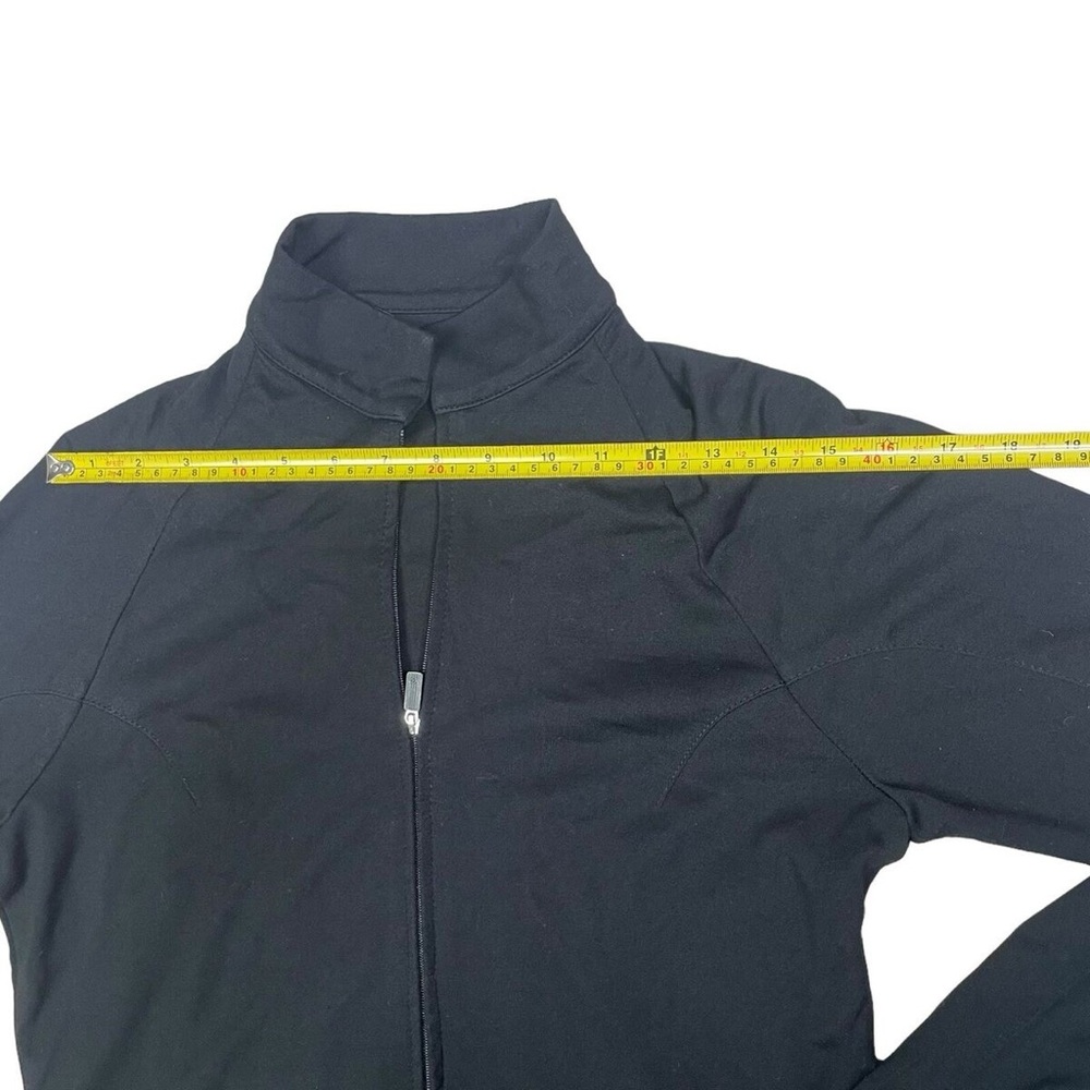 Adidas Y3 Hoodie Dress Women S Black Half Zip Up Yohji Yamamoto Y2K Pockets - Picture 8 of 12